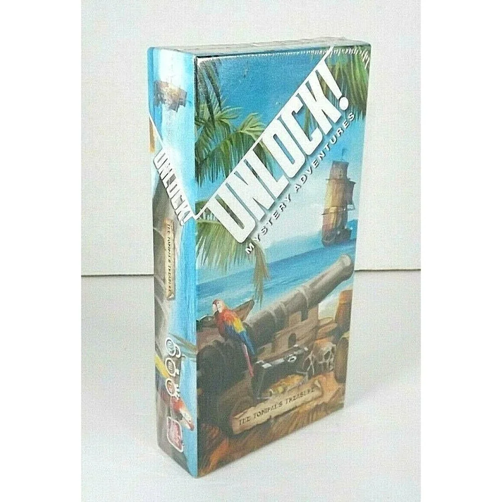 UNLOCK! Squeek & Sausage & Tonipals Treasure Card Game  Escape Room Strategy New